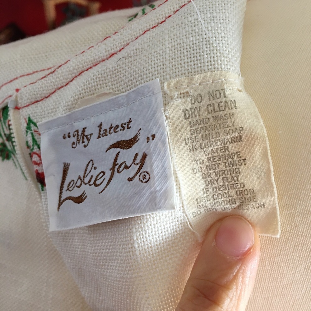 Vintage floral linen midi dress - Picture 4 of 6